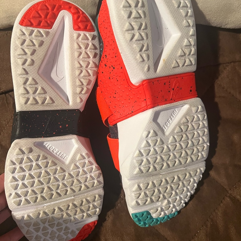 Nike Kids Orange and Black Sneakers